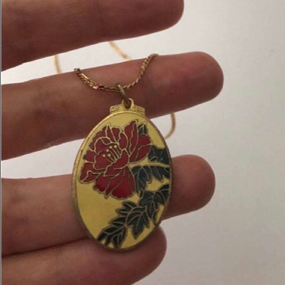 Vintage Floral Necklace